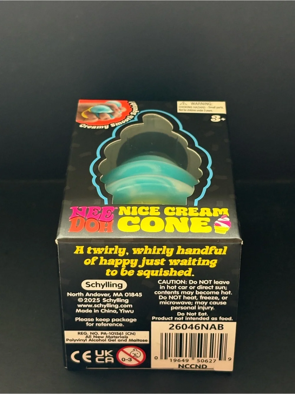 NeeDoh Nice Cream Cone Kids Toy - Blue Ice Cream